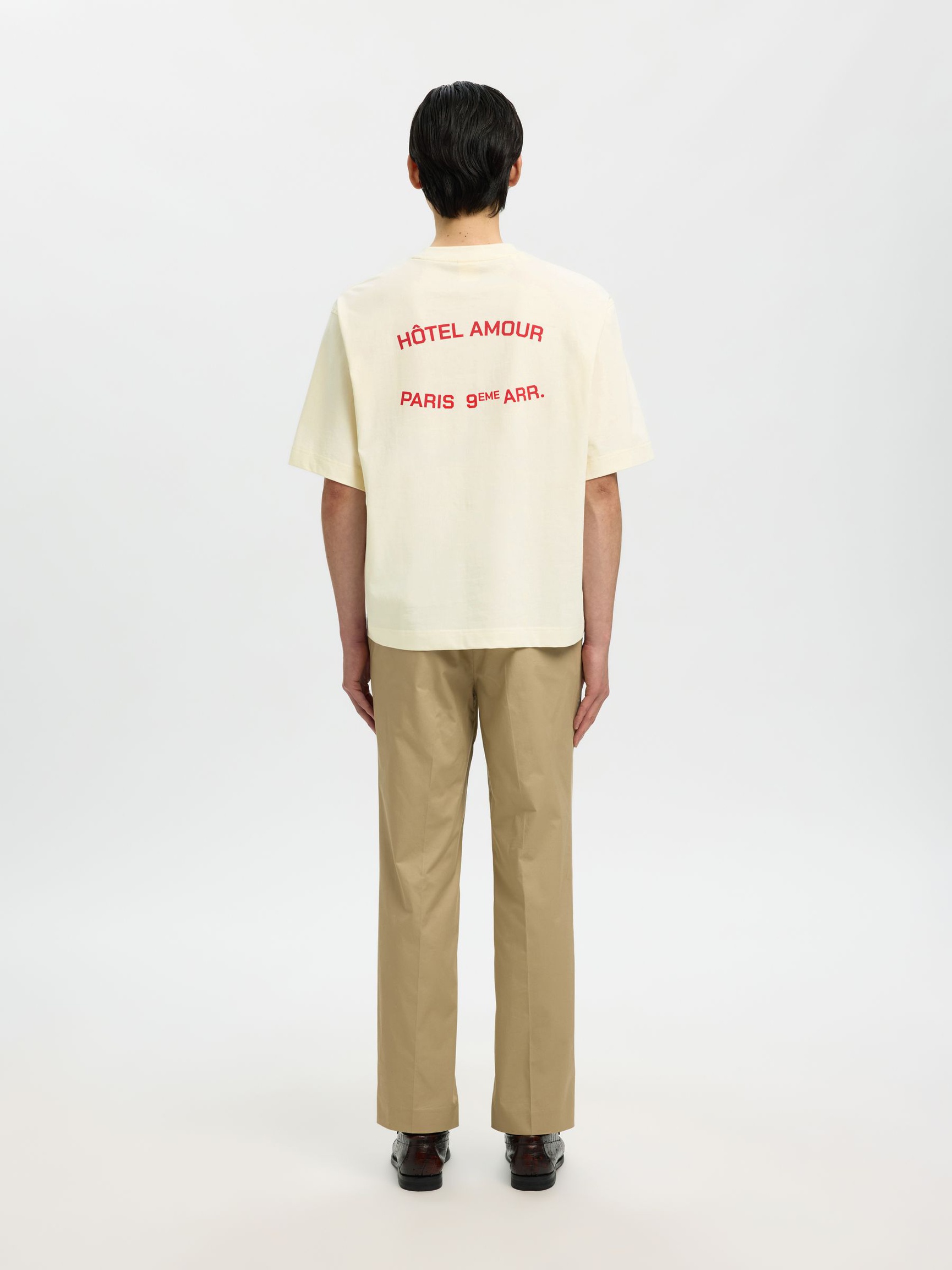 BOXY FIT T-SHIRT, Egret, highres