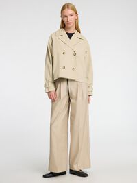 KORT TRENCHCOAT, Island Fossil, highres
