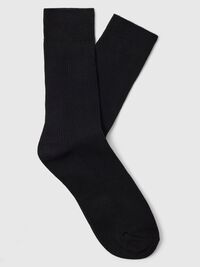5 PACK SOCKS, Black, highres