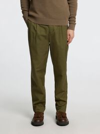 RELAXED FIT CROPPED BUKSER, Kalamata, highres