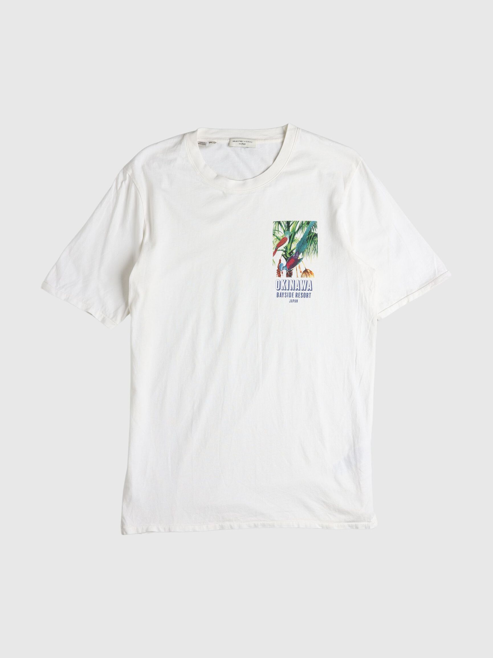 T-SHIRT, Egret, highres