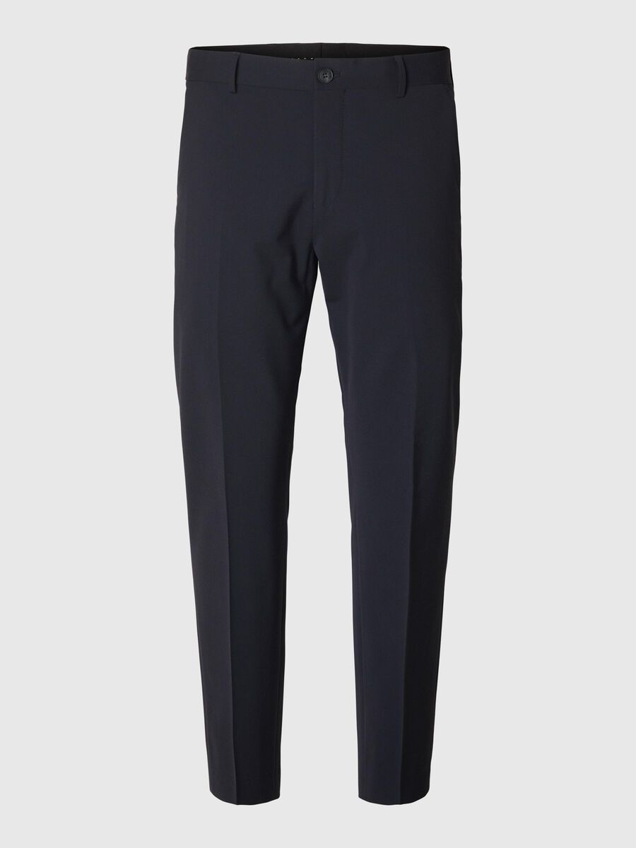 Selected 175 SLIM FIT TROUSERS, Navy Blazer, highres - 16087825_NavyBlazer_001.jpg