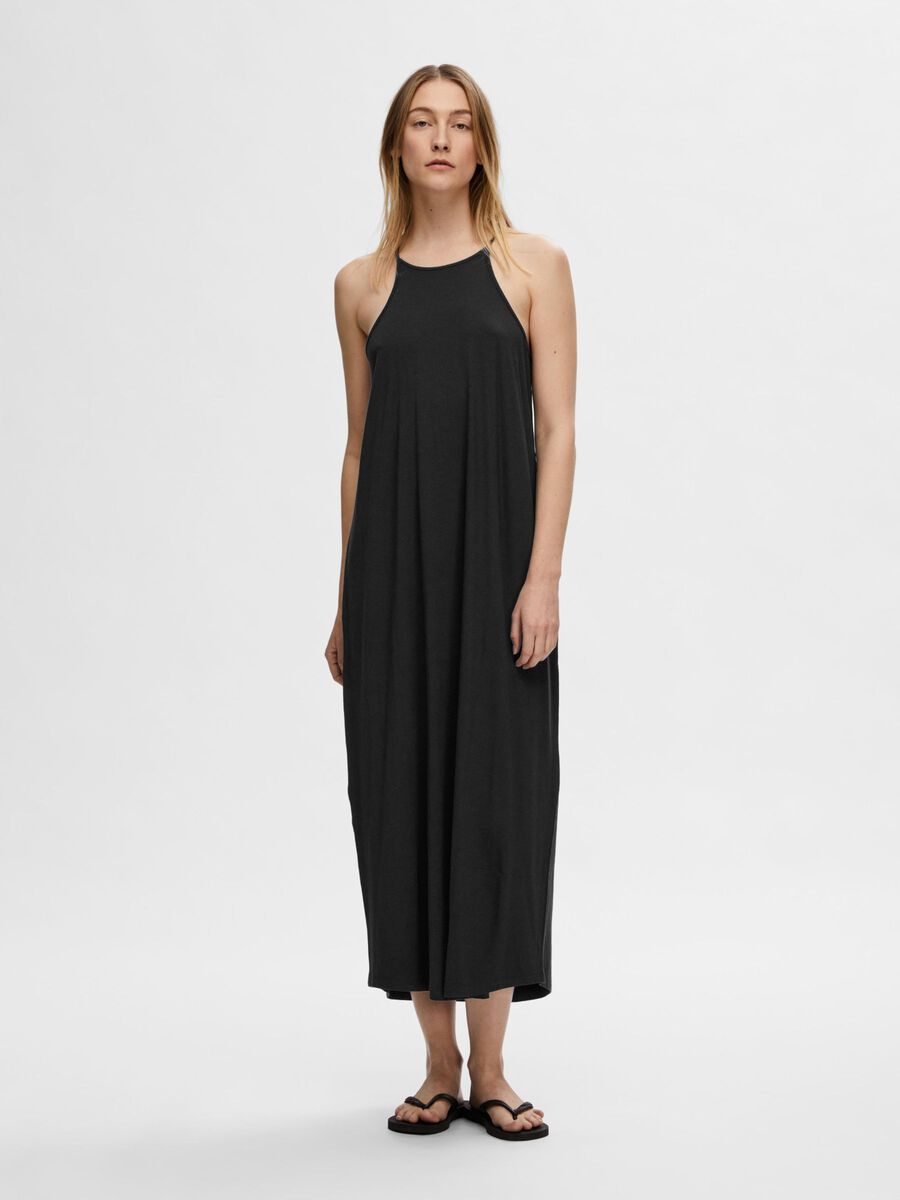 Selected SLEEVELESS MAXI DRESS, Black, highres - 16094080_Black_003.jpg