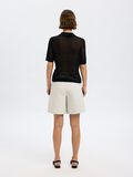 Selected KURZARM POLOHEMD AUS STRICK, Black, highres - 16097552_Black_004.jpg
