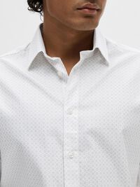 PRINTED SHIRT, White, highres