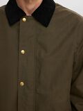 Selected WAXED COTTON JACKET, Grape Leaf, highres - 16094041_GrapeLeaf_006.jpg
