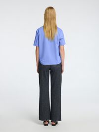 BOXY T-SHIRT, Cornflower Blue, highres