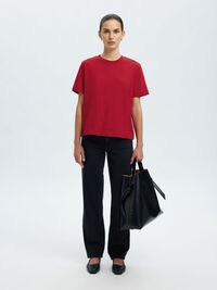 BOXY T-SHIRT, Equestrian Red, highres