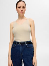 STRICK TANKTOP, Birch, highres