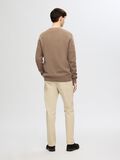 Selected RONDE HALS SWEATER, Morel, highres - 16092599_Morel_004.jpg