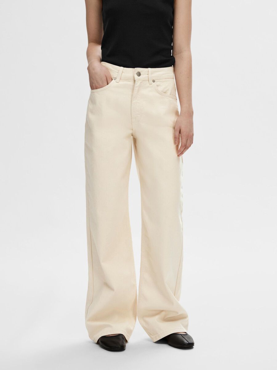 Selected BLANCO JEANS ANCHOS, White Denim, highres - 16092991_WhiteDenim_003.jpg