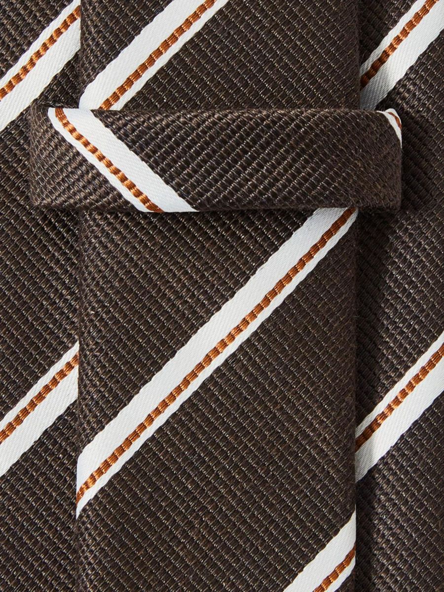 Selected STRIPED TIE, Chocolate Torte, highres - 16094680_ChocolateTorte_004.jpg