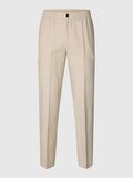 Selected LINNENMIX PANTALON, Oatmeal, highres - 16093871_Oatmeal_001.jpg