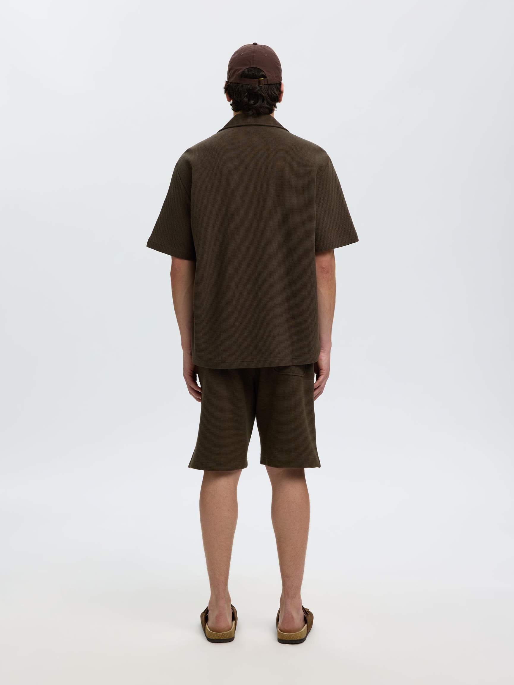 RELAXED FIT OVERSHIRT, Turkish Coffee, highres