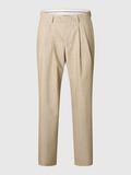 Selected 100% WOL PANTALON, Egret, highres - 16097075_Egret_001.jpg