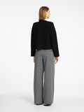 Selected 100 % ULL STRIKKET CARDIGAN, Black, highres - 16097339_Black_004.jpg