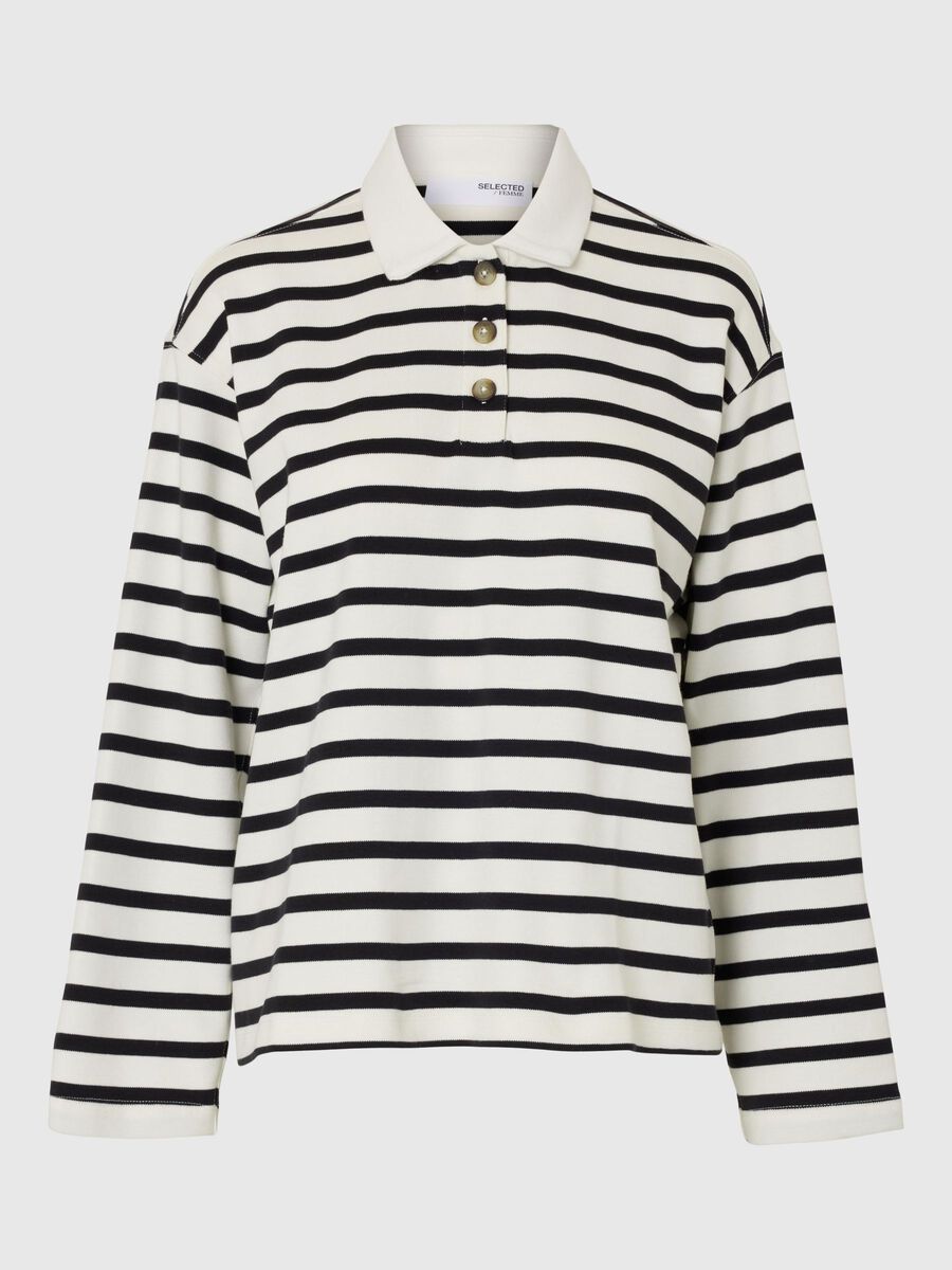 Selected GESTREEPT POLO MET LANGE MOUWEN, Snow White, highres - 16097146_SnowWhite_1169357_001.jpg