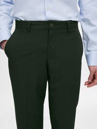 175 SLIM FIT TROUSERS, Forest Night, highres