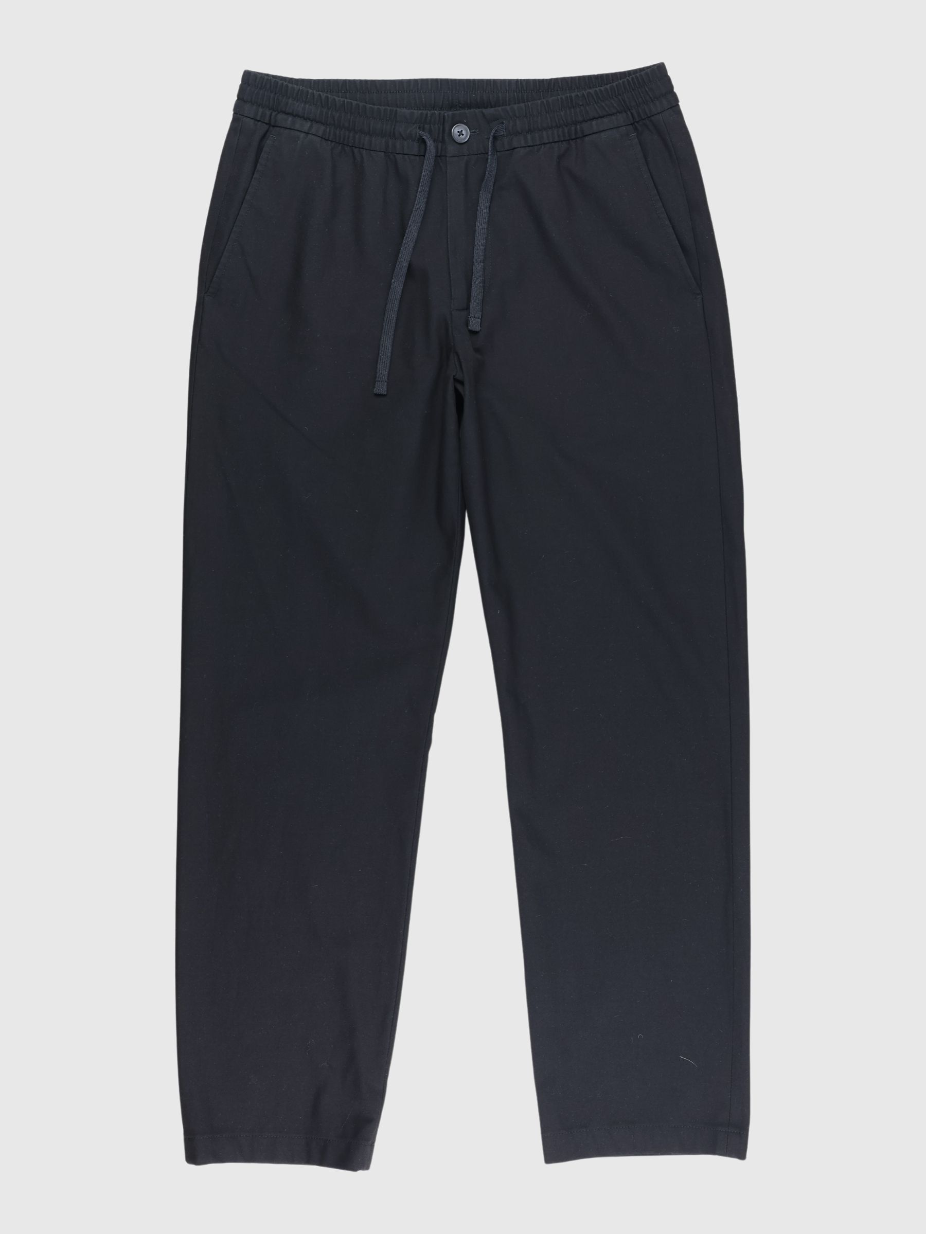 196 STRAIGHT FIT TROUSERS, Black, highres