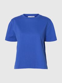 BOXY T-SHIRT, Dazzling Blue, highres