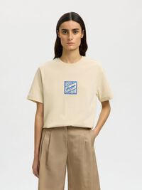 RELAXED FIT T-SHIRT, Angora, highres