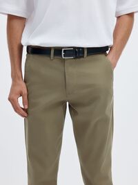175 SLIM FIT FLEX CHINOS, Ermine, highres