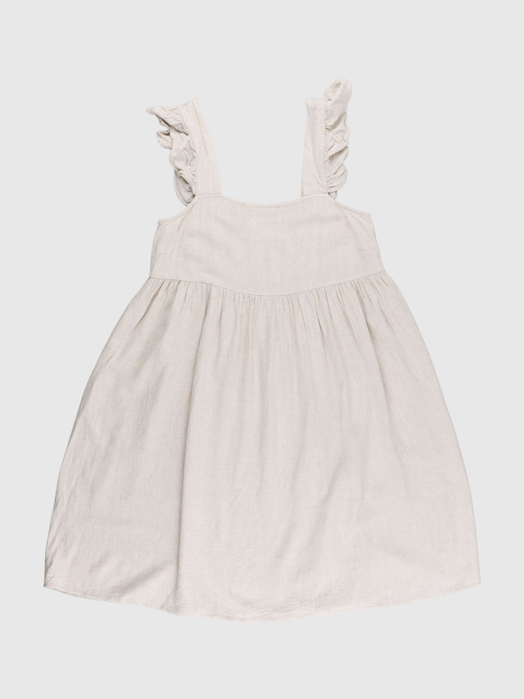 SLEEVELESS MINI DRESS, Sandshell, highres