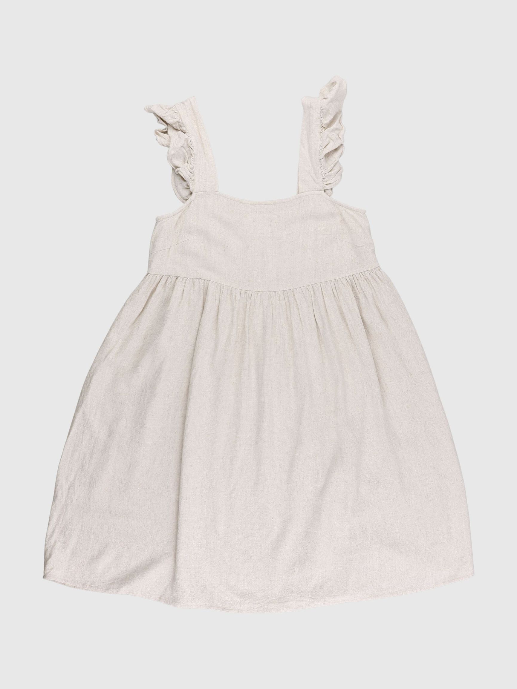 SLEEVELESS MINI DRESS, Sandshell, highres