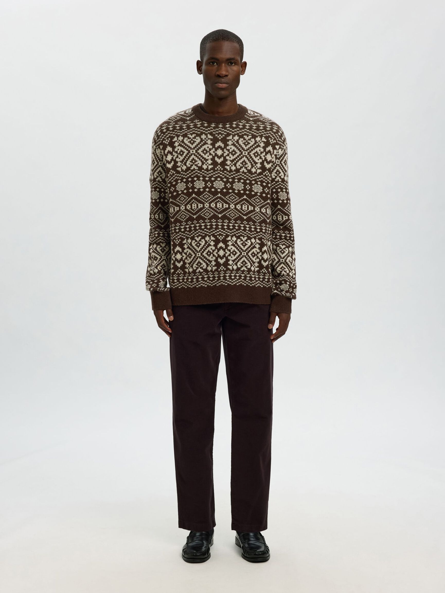 WOLLMIX PULLOVER MIT RUNDHALSAUSSCHNITT, Delicioso, highres