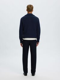 STRIKKET ULLBLANDING GENSER MED HALV GLIDELÅS, Sky Captain, highres