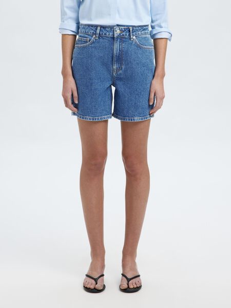 Selected SHORTS IN DENIM, Medium Blue Denim, highres - 16095314_MediumBlueDenim_003.jpg