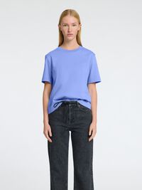 BOXY T-SHIRT, Cornflower Blue, highres