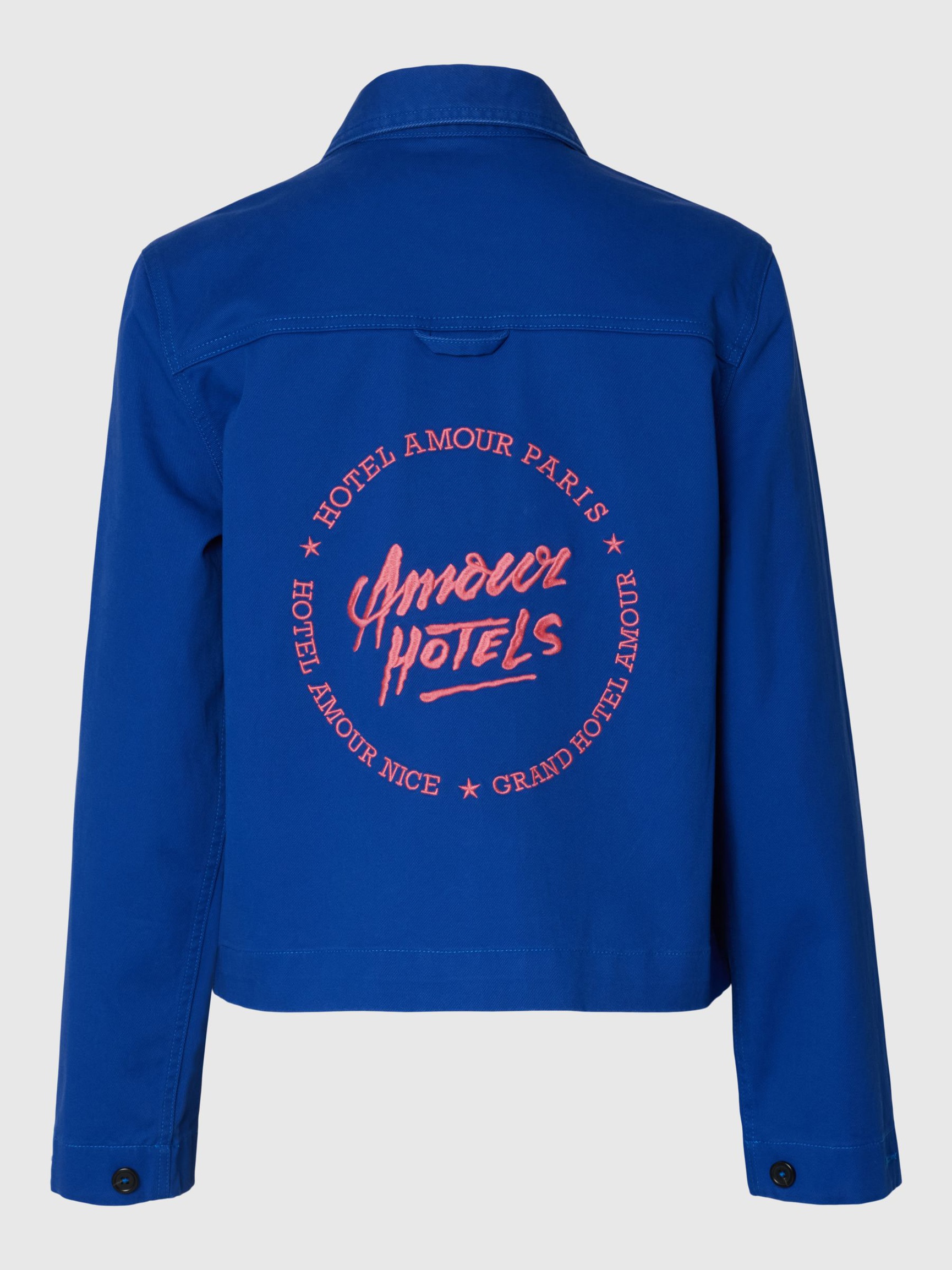 RELAXED FIT JACKET, Mazarine Blue, highres