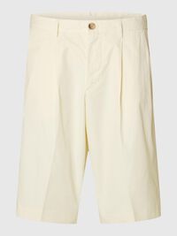 LOOSE FIT CHINO SHORTS, Egret, highres