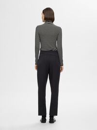 HABILLÉ PANTALON À COUPE EFFILÉE, Black, highres