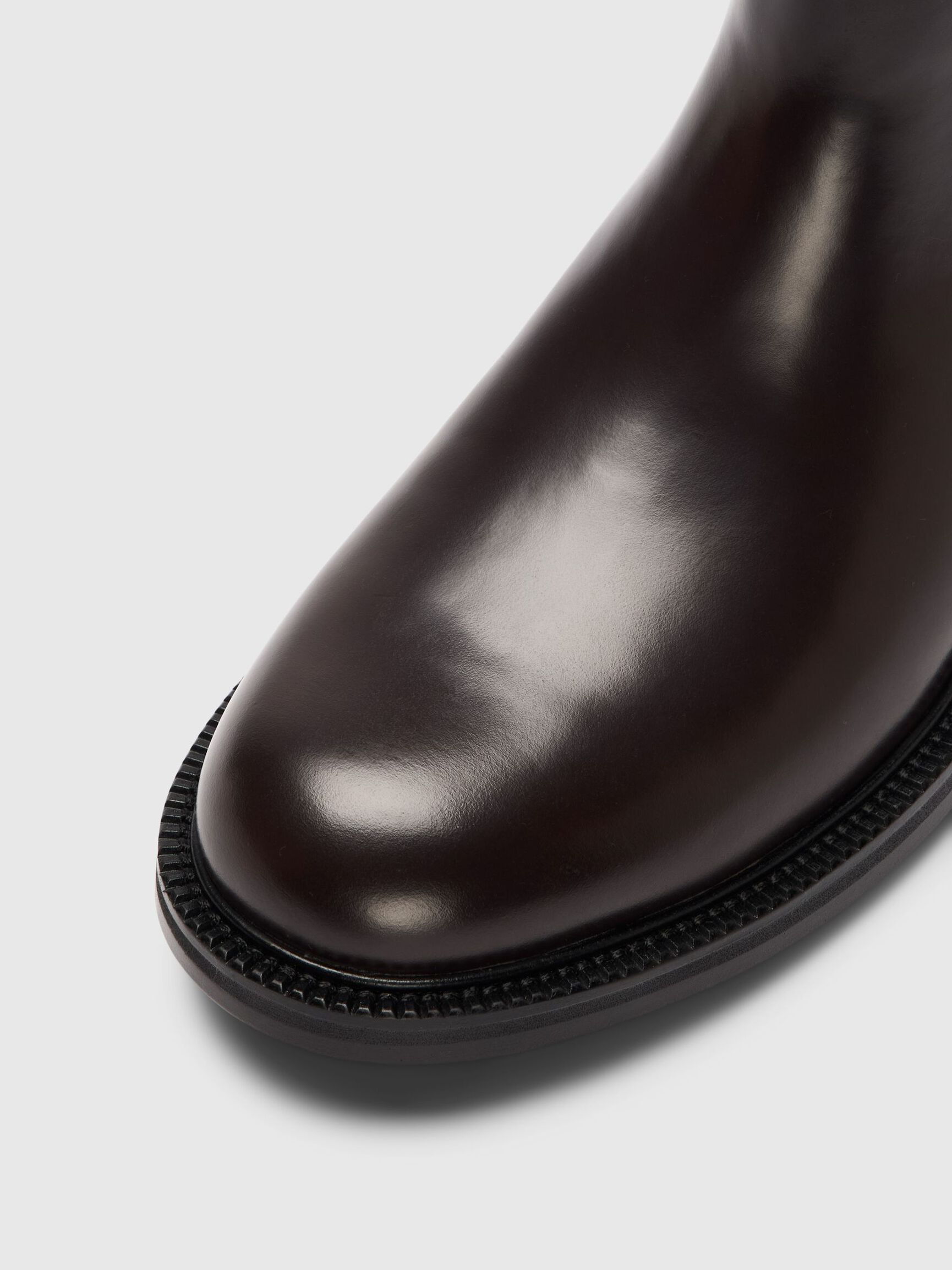LEATHER CHELSEA BOOTS, Demitasse, highres