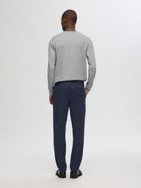 175 SLIM FIT BRUSHED CHINO, Dark Sapphire, highres