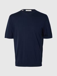 COTON T-SHIRT, Navy Blazer, highres
