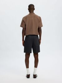 LOOSE FIT SHORTS, Black, highres