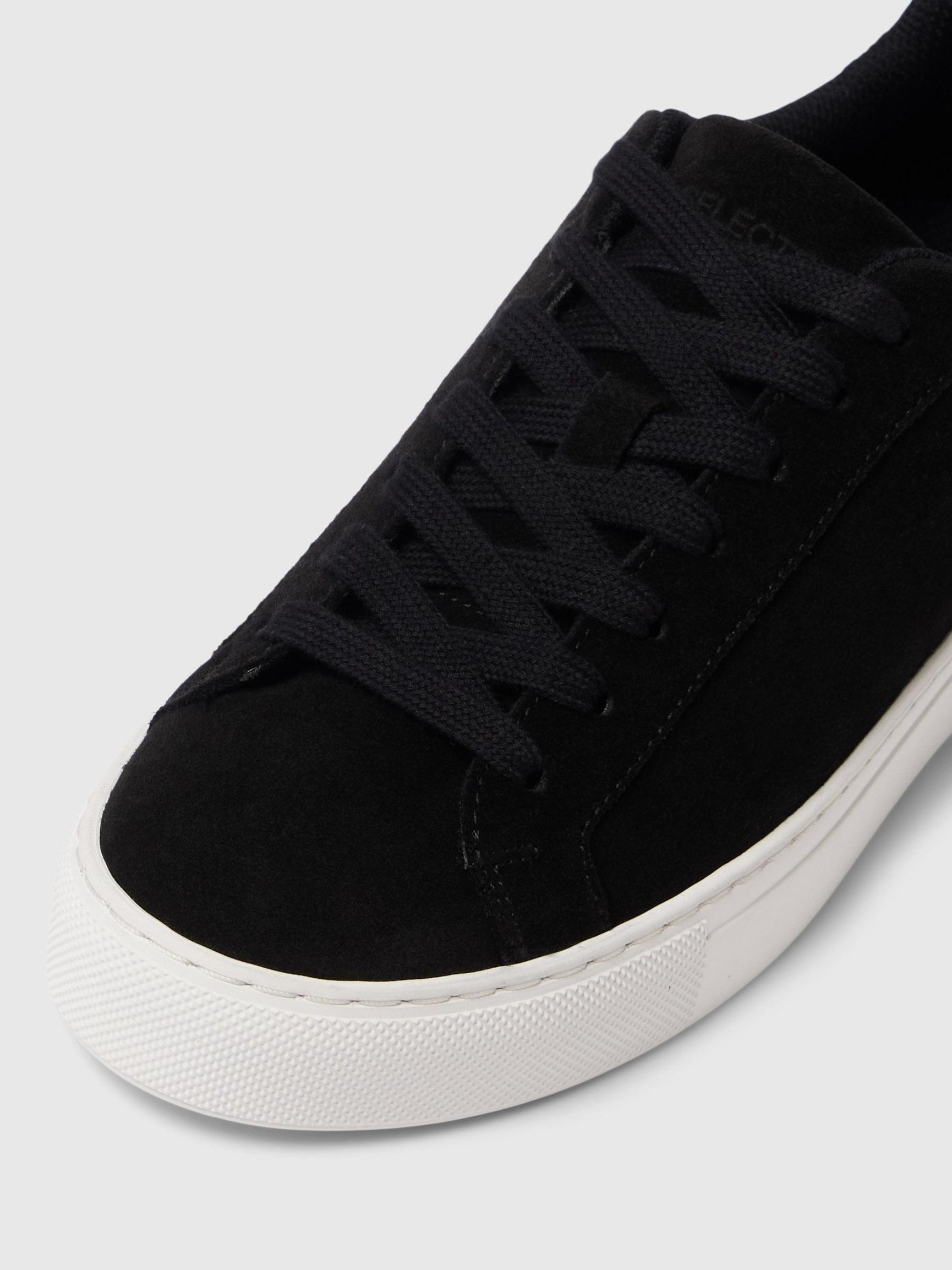 SUEDE TRAINERS, Black, highres