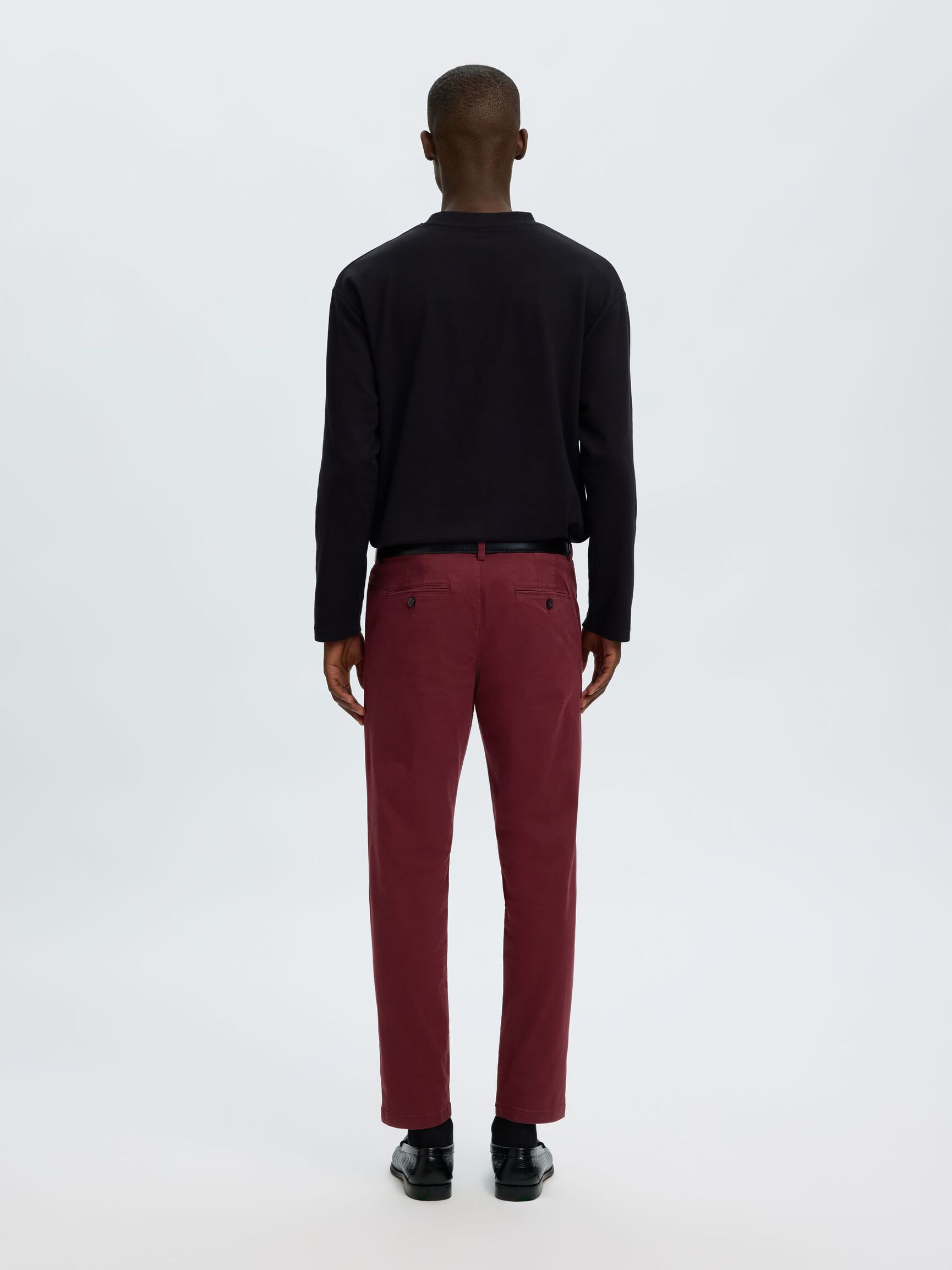 175 SLIM FIT FLEX CHINOS, Tawny Port, highres