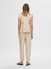 BAUMWOLL HIGH WAIST HOSE, Humus, highres