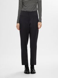 HABILLÉ PANTALON À COUPE EFFILÉE, Black, highres