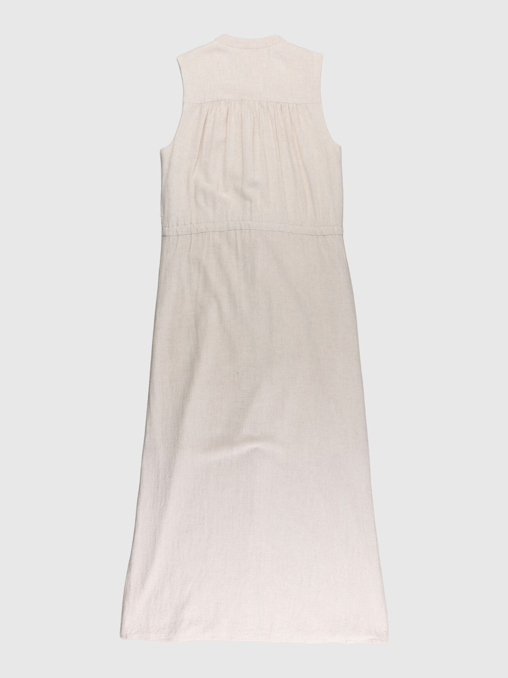 SLEEVELESS MAXI DRESS, Sandshell, highres