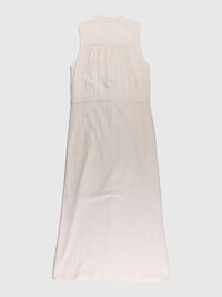SLEEVELESS MAXI DRESS, Sandshell, highres