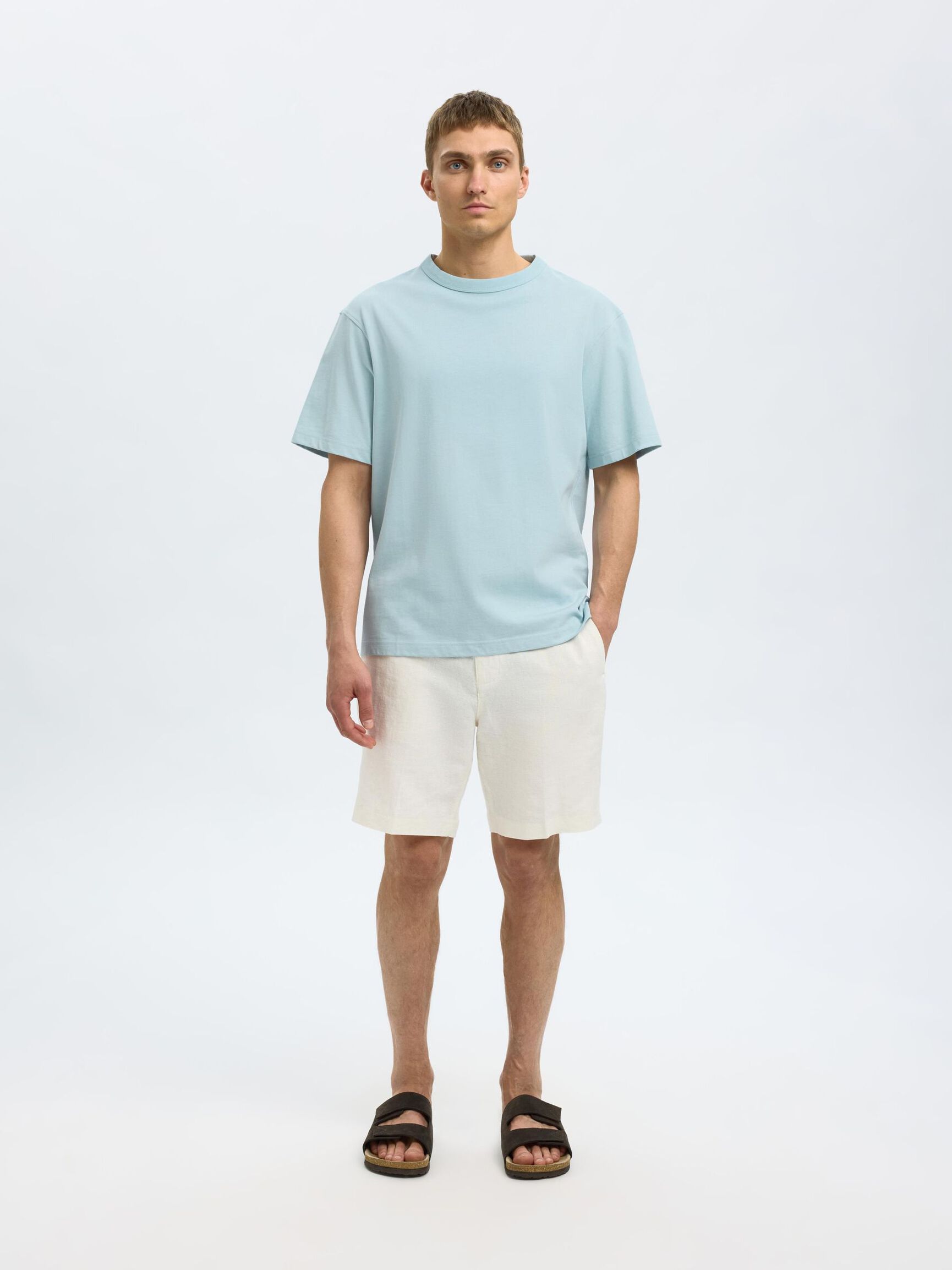 RELAXED FIT T-SHIRT, Winter Sky, highres
