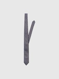 WOOL BLEND TIE, Chocolate Torte, highres