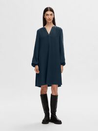 VISCOSEMIX MINI JURK, Dark Sapphire, highres