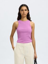 RIBBED TANK TOP, First Bloom, highres