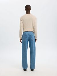 220 LOOSE FIT JEANS, Light Blue Denim, highres